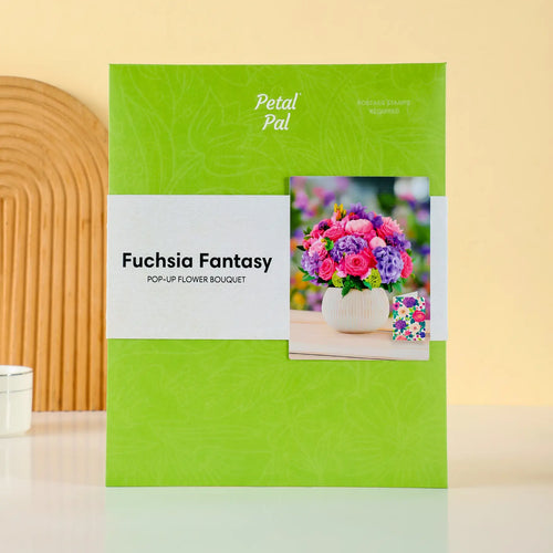 Bouquet pop-up fantasy fuchsia