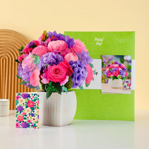 Bouquet pop-up fantasy fuchsia