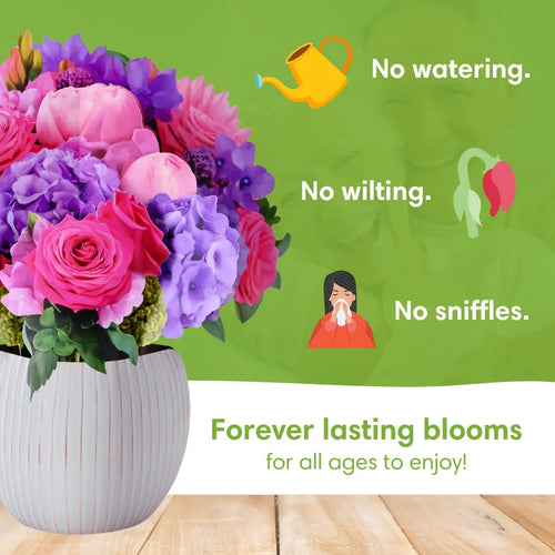 Bouquet pop-up fantasy fuchsia