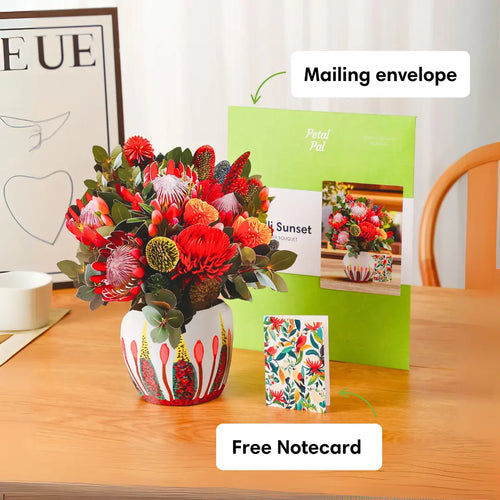 Bouquet pop-up kirribilli coucher de soleil