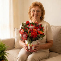 Kirribilli-Sunset-Australian-native-paper-pop-up-bouquet-of-waratah-and-proteas-—-PetalPal