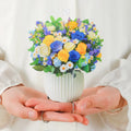 Mini bouquet pop-up de rêve céruléen