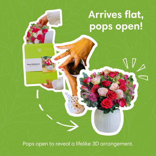 Bouquet pop-up Radiance rose